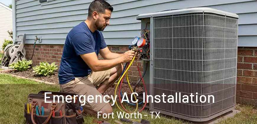 Emergency AC Installation Fort Worth - TX